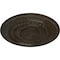 Ekena Millwork Oldham Ceiling Medallion (Fits Canopies up to 8 5/8"), 18"OD x 1 1/4"P, Stone Hearth Crackle CM18OLSHC - alternate 2